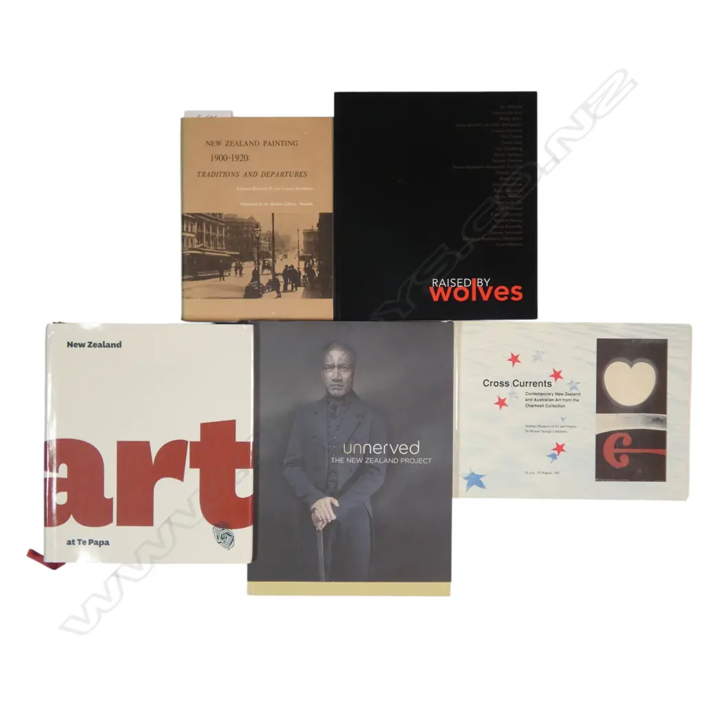 FIVE PUBLICATIONS - NZ AND INTERNATIONAL GALLERY CATALOGUES Image 1++
